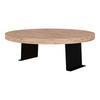 SOFATABLETT Kuleskyd - Braun, Holzwerkstoff/Metall (34/13.5/34cm) - [en.casa]