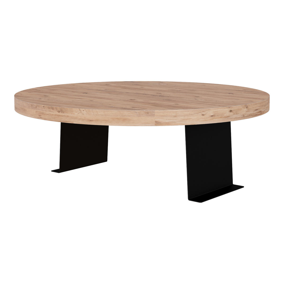 SOFATABLETT Kuleskyd - Braun, Holzwerkstoff/Metall (34/13.5/34cm) - [en.casa]