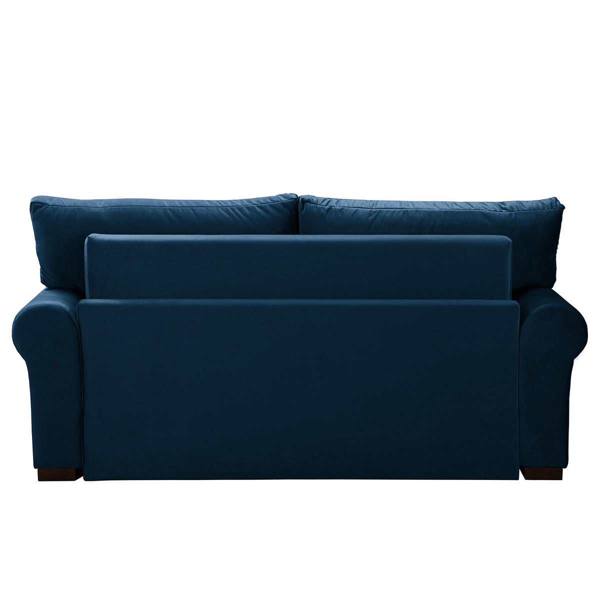 SCHLAFSOFA - Transparent/Dunkelblau, Birkenholz/Textil (185/95/90cm) - home24