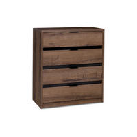 KOMMODE MERO mit Schubladen, Dunkelbraun - Dunkelbraun, Holzwerkstoff (81/90/40cm) - KONSIMO®