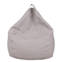 OUTDOOR SITZSACK - Beige, Textil (90/110/90cm) - home24