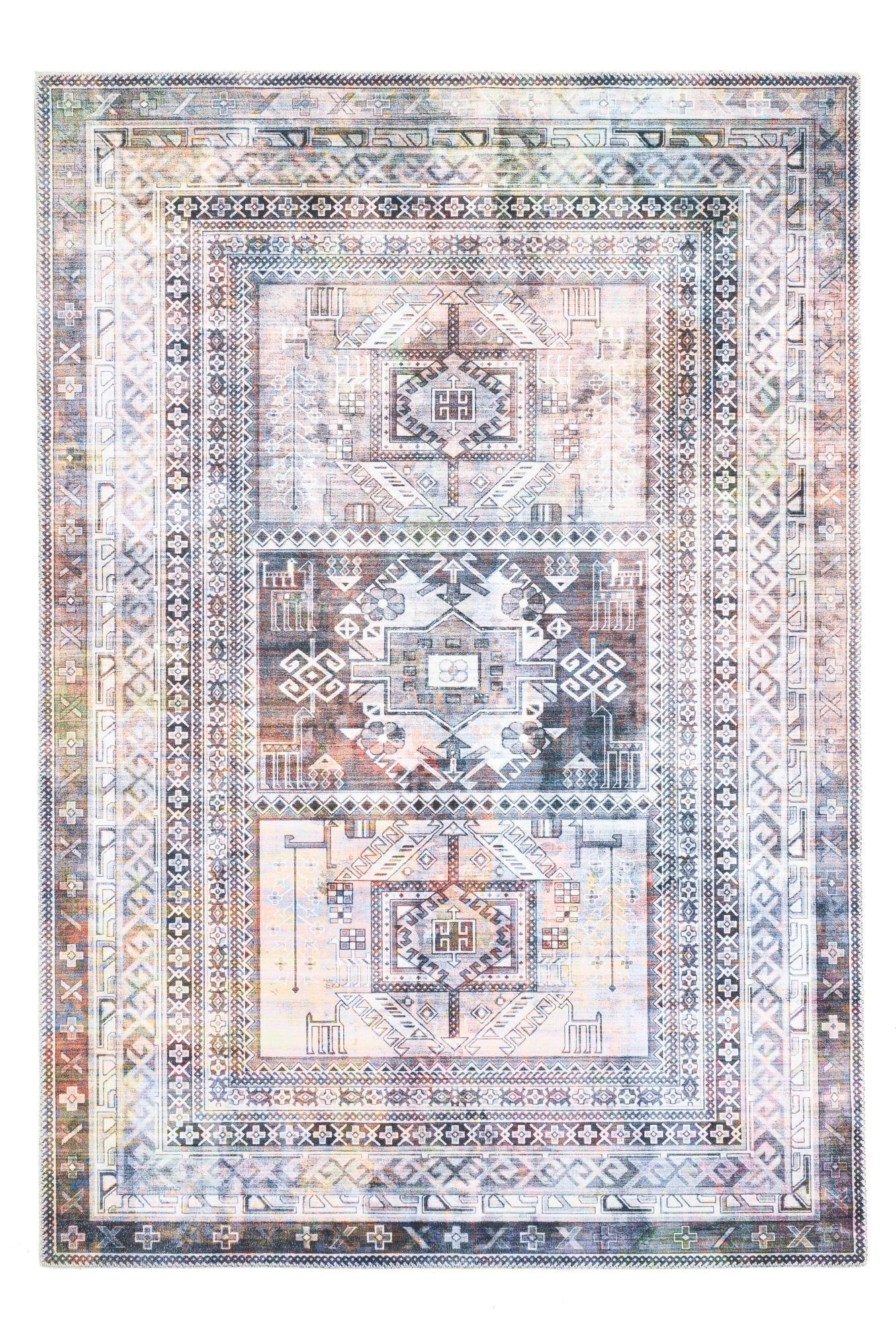 VINTAGE-TEPPICH Adara 70x140 cm - Rostfarben, Textil (70/140cm) - Gino Falcone