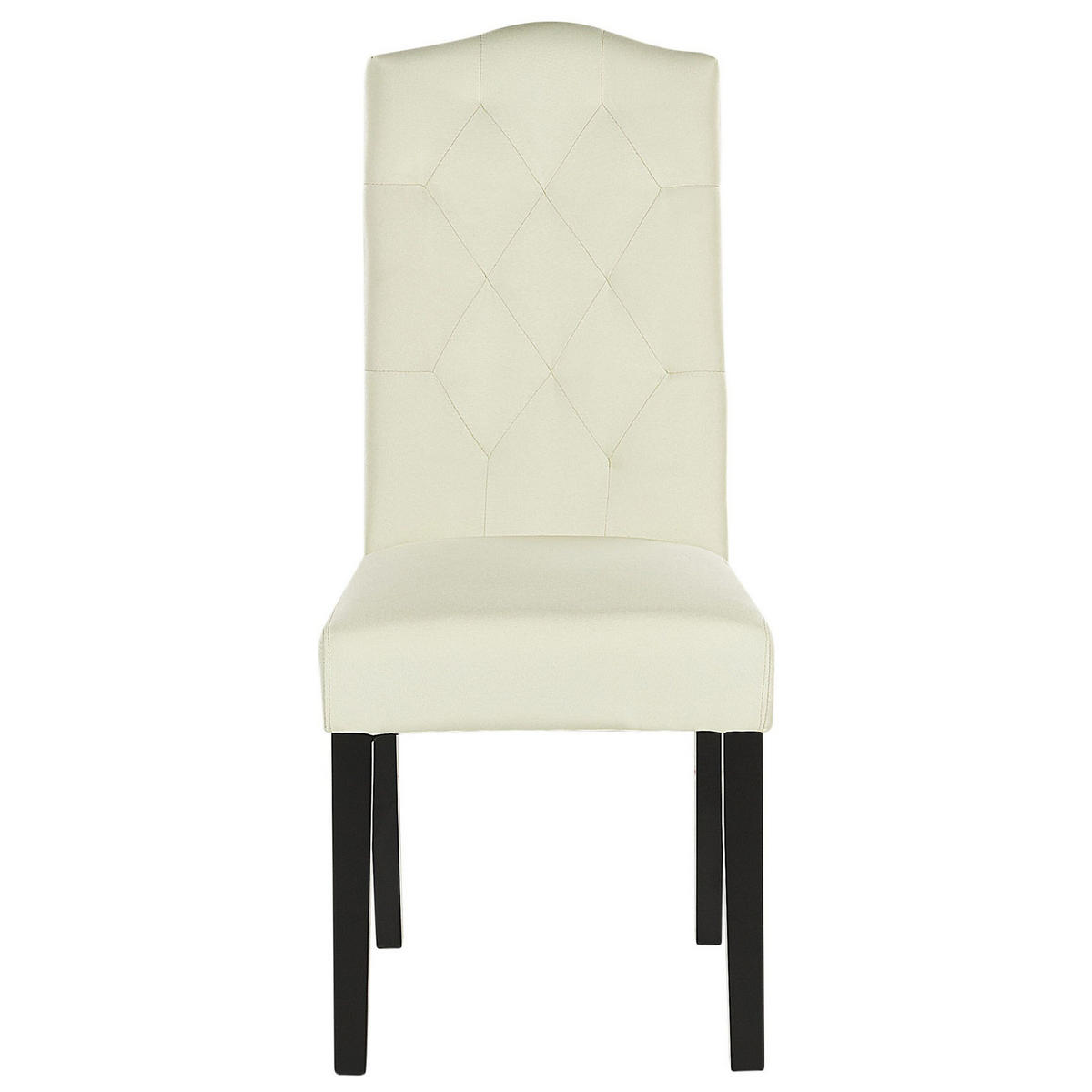 ESSZIMMERSTUHL 2er-Set Polsterbezug Beige Shirley - Beige, Holz/Textil (46/103/60cm) - Beliani