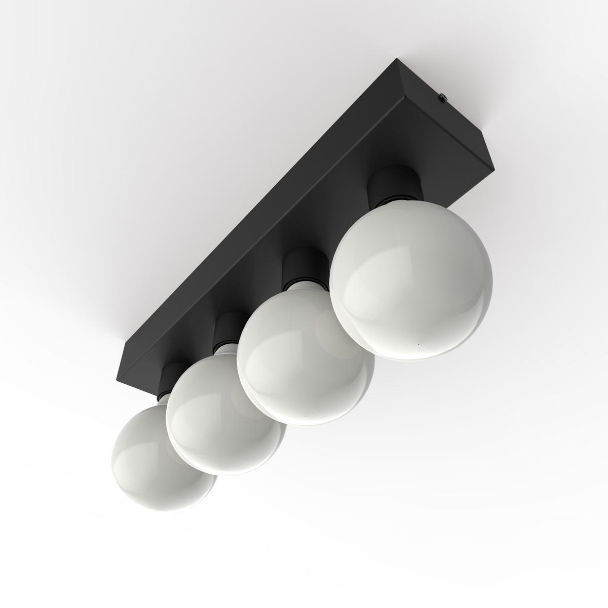 DECKENLEUCHTE - Dunkelbraun, Metall (10/45/7.5cm) - Lumicom