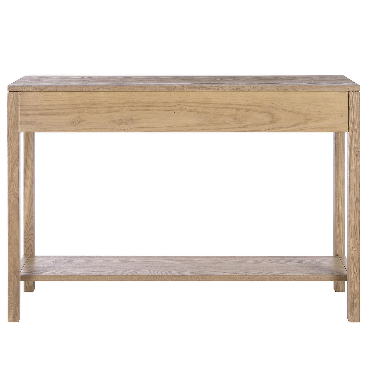 KONSOLENTISCH - Rattan / Eiche teilmassiv - Beige, Holzwerkstoff (35/110/75cm) - home24