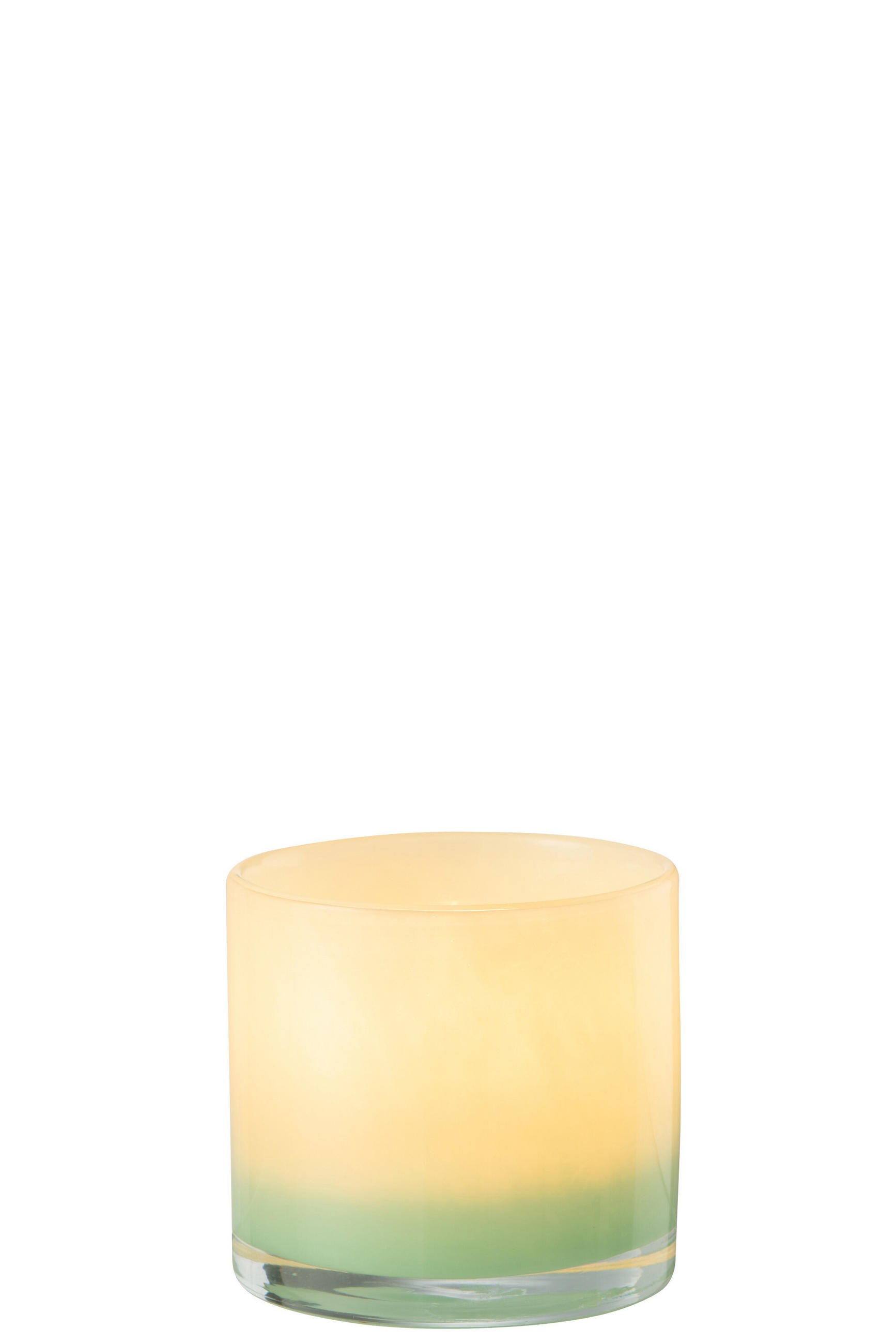 KERZENHALTER JADE - Glas - Grün - S - Mintgrün, Glas (8.5/7.5cm) - J-Line