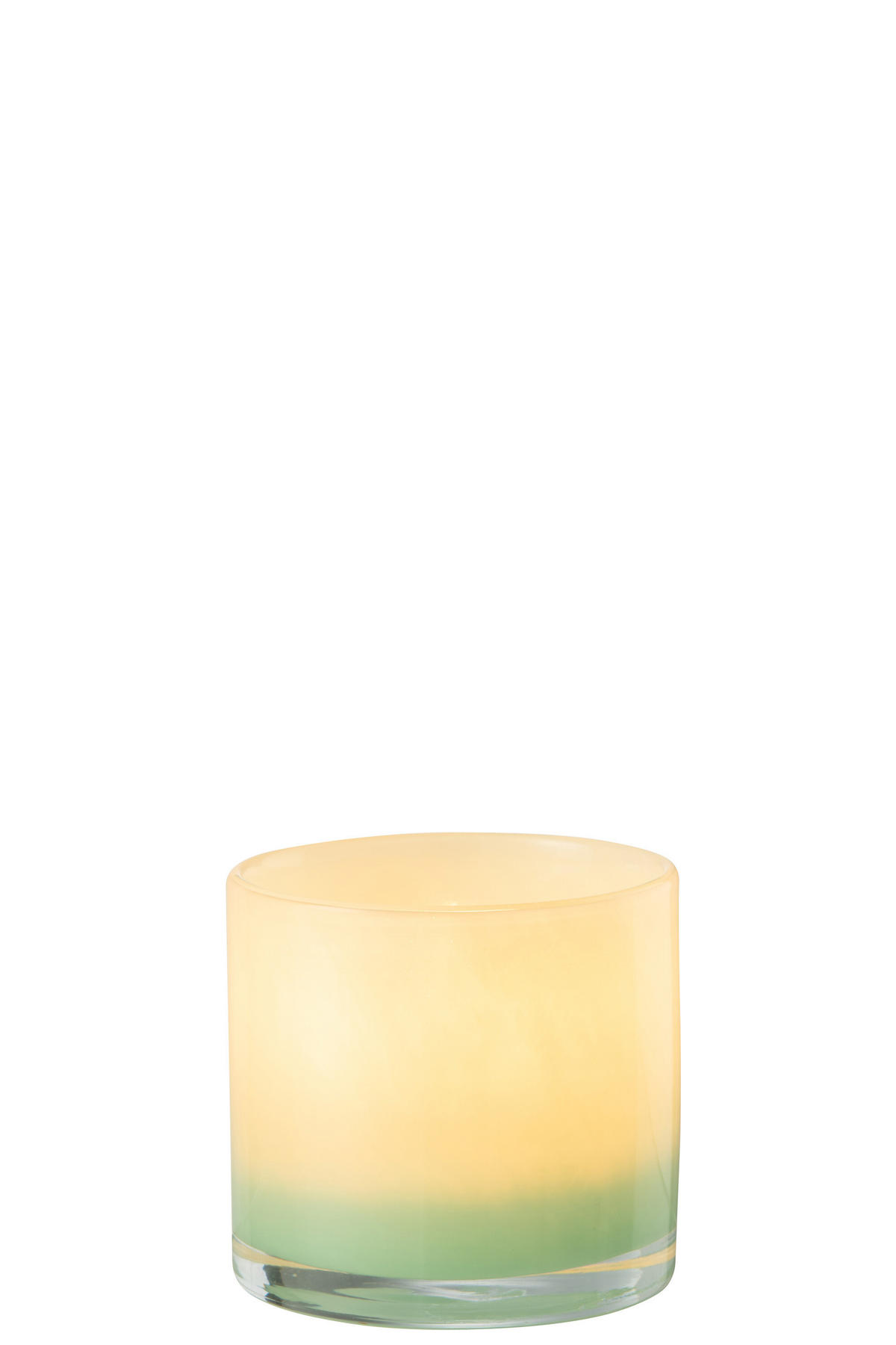 KERZENHALTER JADE - Glas - Grün - S - Mintgrün, Glas (8.5/7.5cm) - J-Line