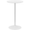 BARTISCH, MDF, Stahl, Weiß - Weiß, Kunststoff (60/102/60cm) - HOMCOM