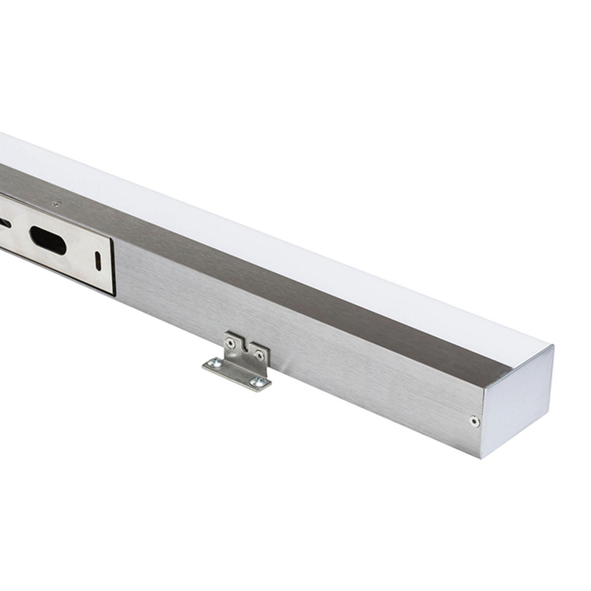 WANDLEUCHTE LEVIA 60 Aluminium 12 W IP44 - Silberfarben, Metall (6/4/60cm) - Rendl
