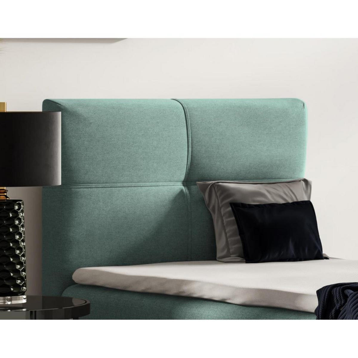 POLSTERBETT Helen Mini 103/206/106 grün - Grün, Holzwerkstoff/Textil (100/200cm) - Beautysofa