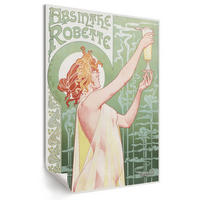 POSTER - 29x42 cm - Privat Livemont - Absinth Robette - Grün, Textil (29/42/0.1cm) - TULUP