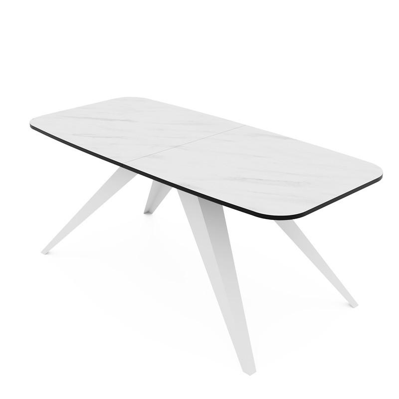 Idohome Ausziehtisch Perlmutt 160x76x80 cm