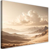 LEINWANDBILD Landschaften 120x80cm - Beige, Textil (120/80cm) - Feeby