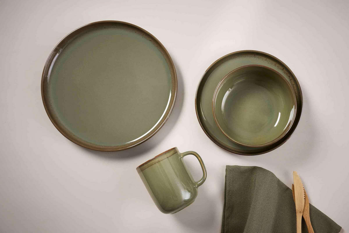 MÜSLISCHALEN Malaga Grün 700 ml 6er Set - Grün, Keramik (15.5cm) - Ritzenhoff Breker