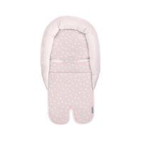 KINDERSITZ-EINLAGE Memory-Schaum rosa Kindersitzschutz Memory-Schaum Baumwolle - Rosa, Textil (6/26/48cm) - Kikka boo
