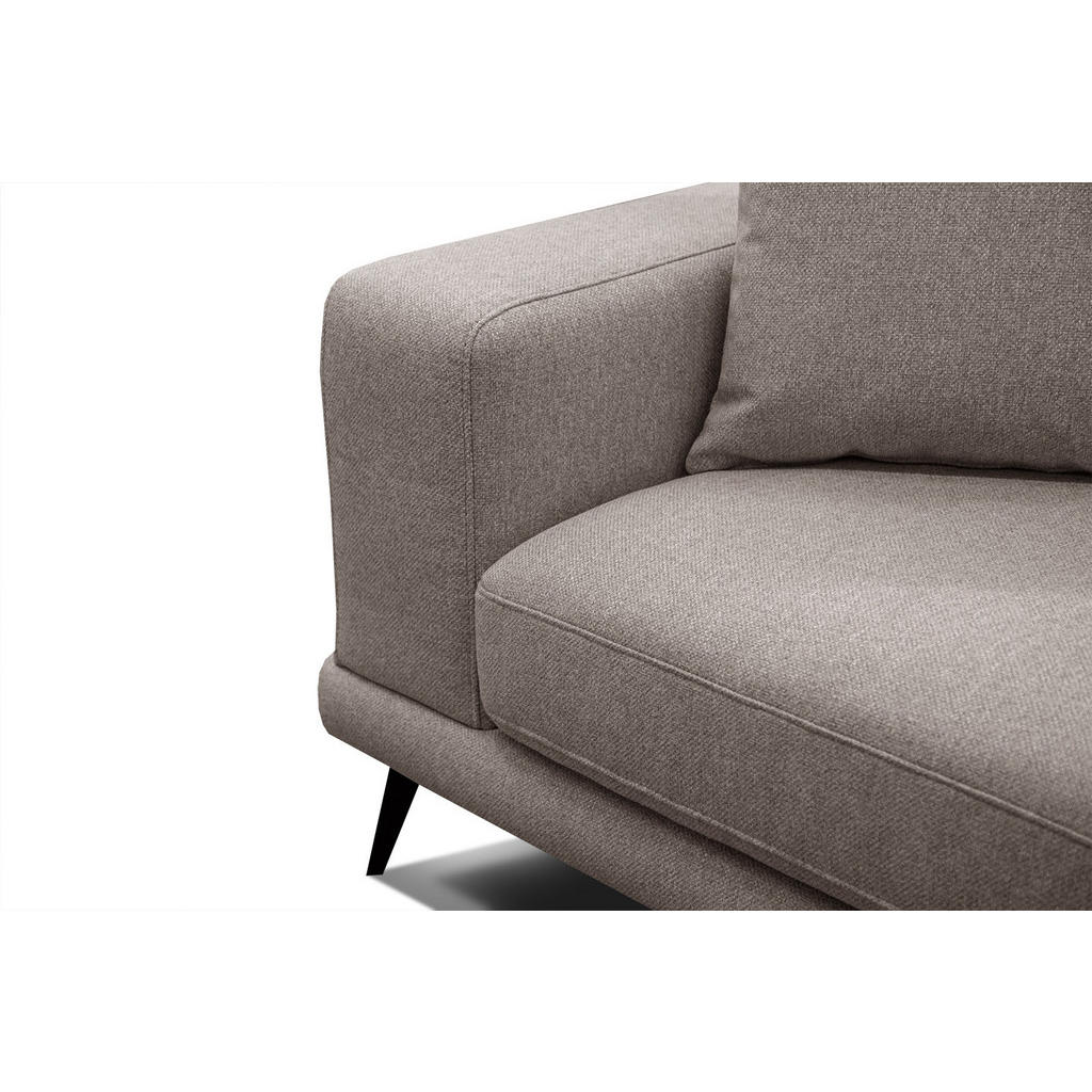 Thumbnail - Courtois Laville Sofa, Taupe, Textil, 3-Sitzer, Rechteckig, 203x87x96 cm, Wohnzimmer, Sofas & Couches, Sofas, 2-Sitzer S...