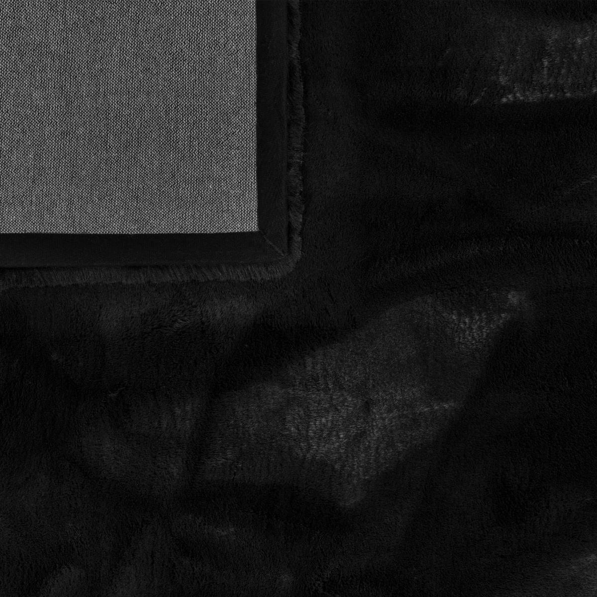 HOCHFLORTEPPICHE Schwarz 120 x 160 cm - Schwarz, Kunststoff (120/160cm) - TT Home
