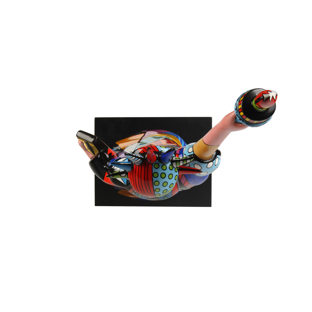 DEKOFIGUR Romero Britto - Liberty, Porzellan, Bunt, Limited Edition, 69.5 cm - Multicolor, Keramik (21/69.5/25.5cm) - Goebel