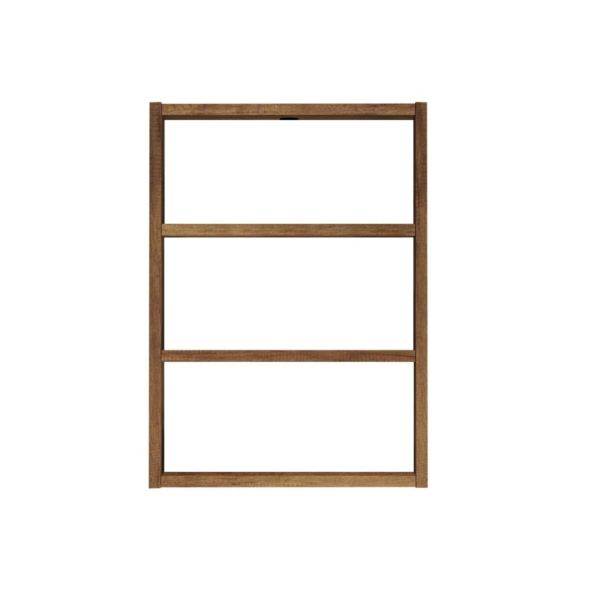 WANDREGAL mit 3 ablagen - emma 43,2/9/60 cm - Naturfarben, Holzwerkstoff (9/60/43.2cm) - Calicosy