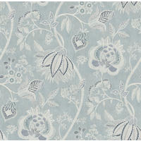 TAPETE Blumen 53 cm x 10 m - Blau, Papier (53/1000cm) - Sanders & Sanders