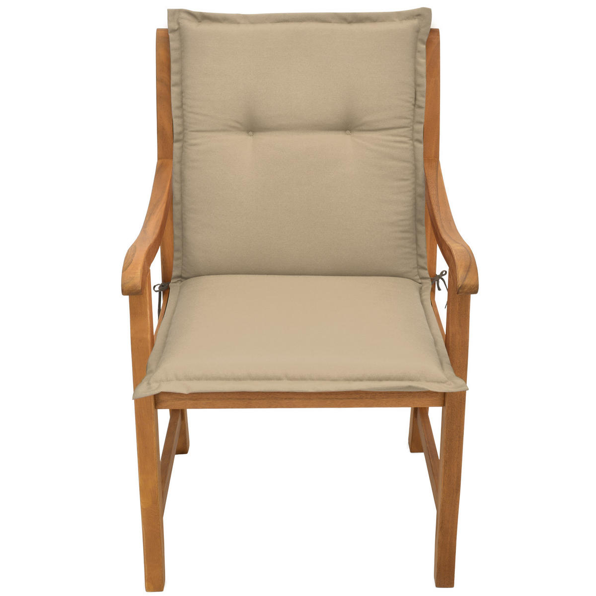 NIEDERLEHNERAUFLAGE Loft NL 100/50/6cm Natur 4tlg - Naturfarben, Textil (50/6/100cm) - Beautissu 