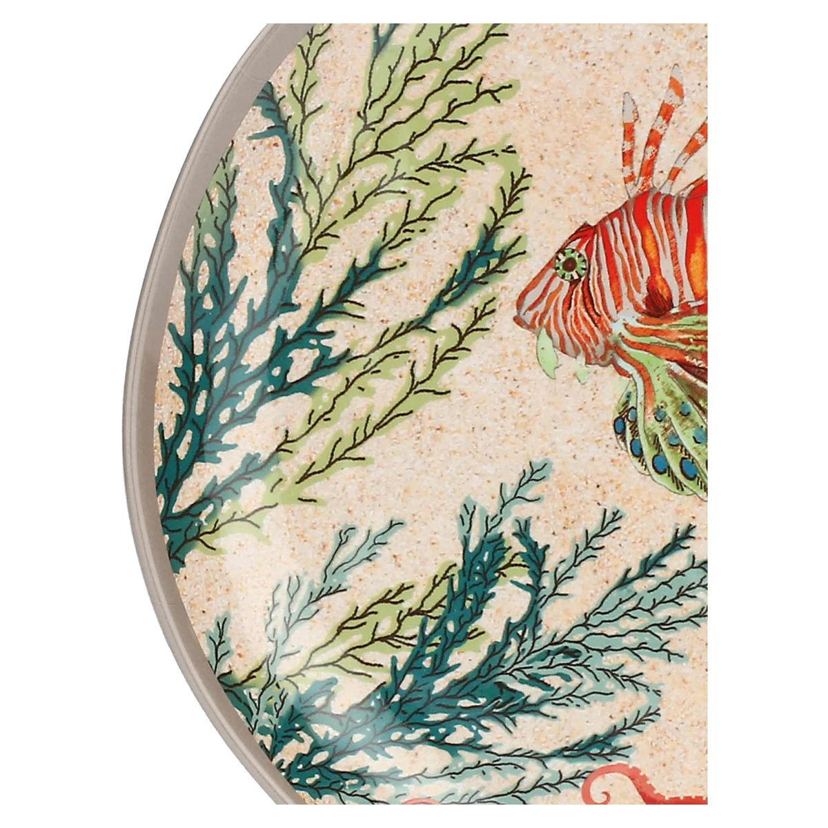 FRÜHSTÜCKSTELLER / Dessertteller Ø 21 cm Sea Life Set mit 2 Stück - Multicolor, Kunststoff (21cm) - Rose & Tulipani