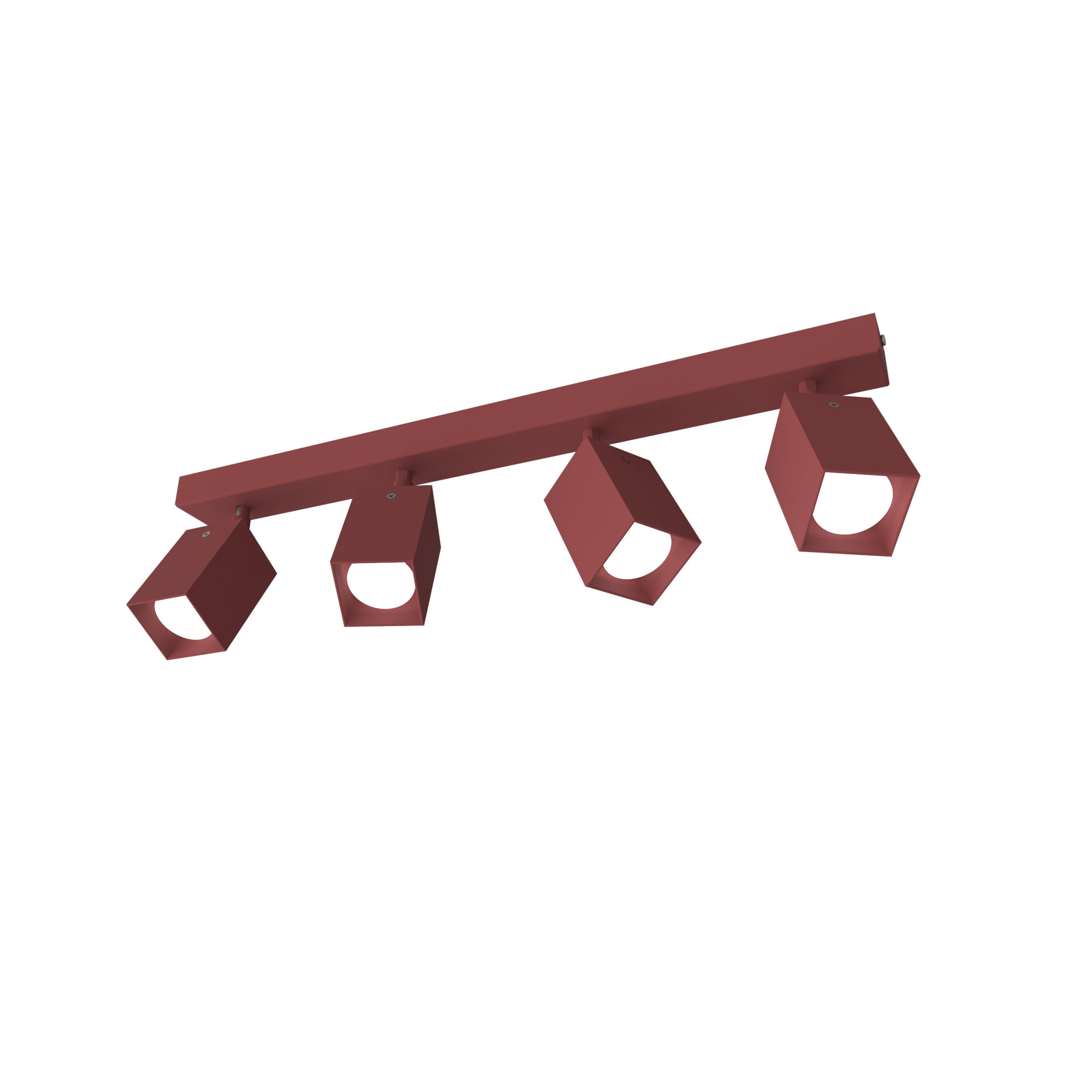 Lumicom Deckenleuchte Rot 60x18x6 cm