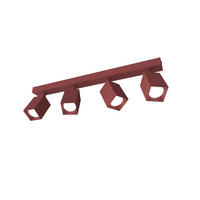 DECKENLEUCHTE - Rot, Metall (6/60/18cm) - Lumicom