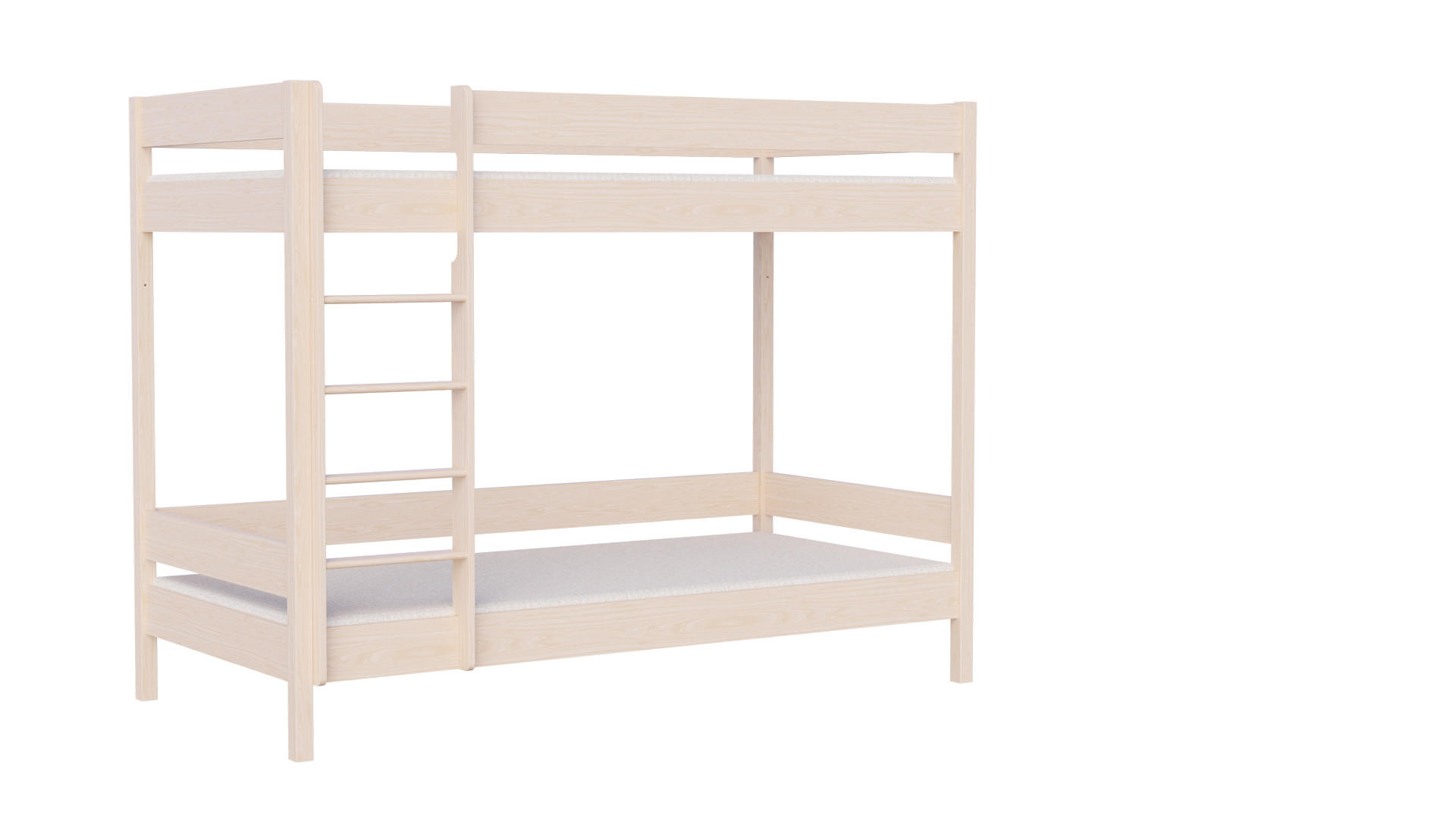 ETAGENBETT Diego 140x70 naturweiß - Naturfarben, Holzwerkstoff (70/140cm)