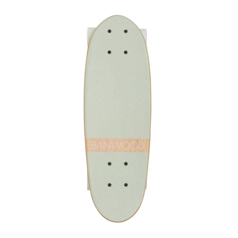 SKATEBOARD aus Holz für Kinder, ab 3 Jahren, Minze - Mintgrün, Holz (17.5/54cm) - Banwood