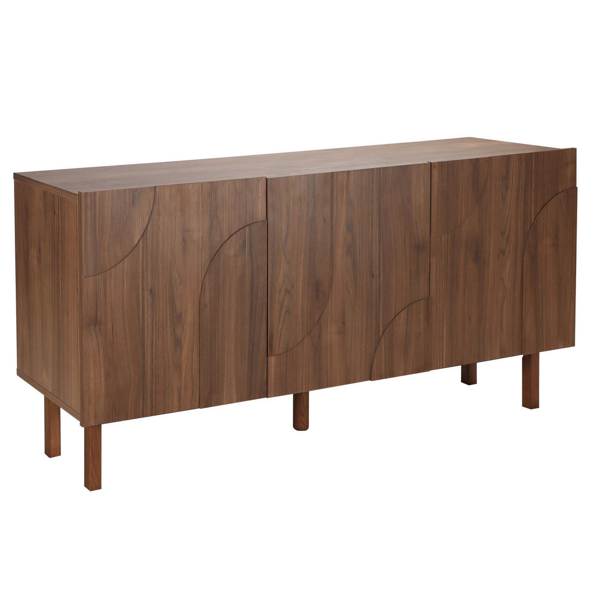 SIDEBOARD, Braun - Braun, Holz (40/75/160cm) - Oviala