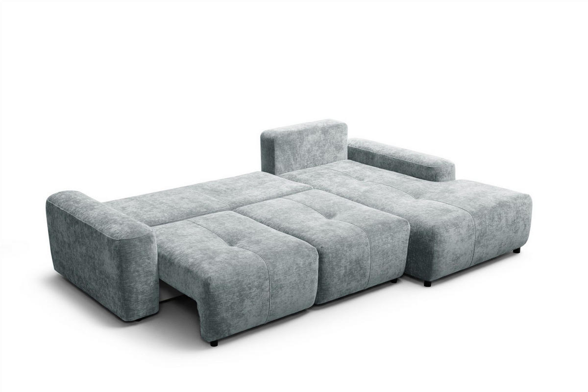 ECKSOFA Argos In Vibe - Blaugrau, Holzwerkstoff/Textil (267/170cm) - Fun Möbel