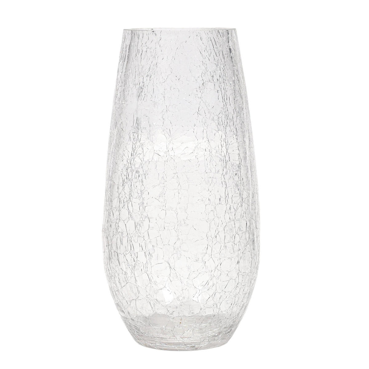 VASE gewölbtes Glas 14/14/27 cm - Transparent, Glas (14/27cm) - Atmosphera Createur d´interieur
