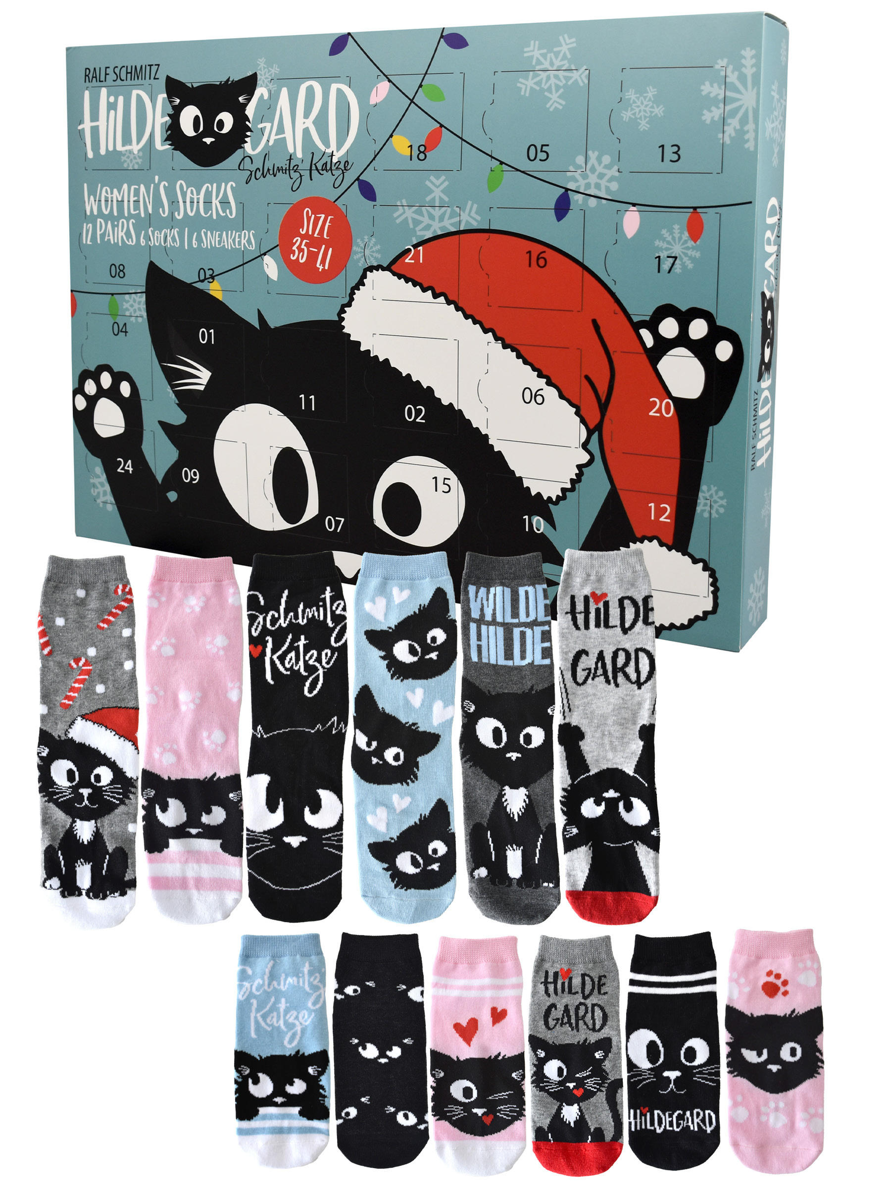 United Labels Adventskalender Mehrfarbig 37x5x26.5 cm