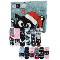 ADVENTSKALENDER Ralf Schmitz Hildegard mit 12 Paar Socken Größe 35-41 - Multicolor, Textil (37/5/26.5cm) - United Labels