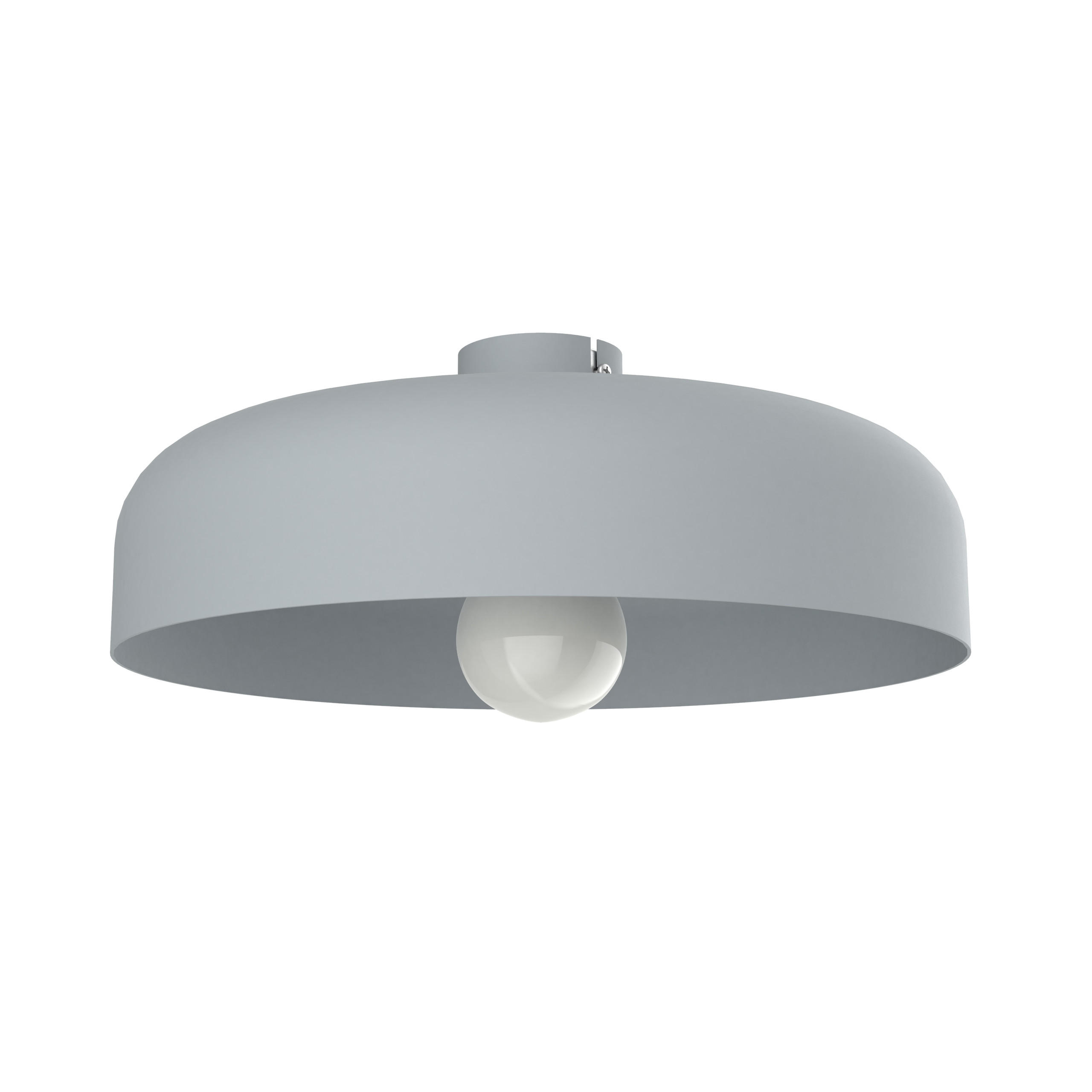 DECKENLEUCHTE - Grau, Metall (40/40/12cm) - Lumicom