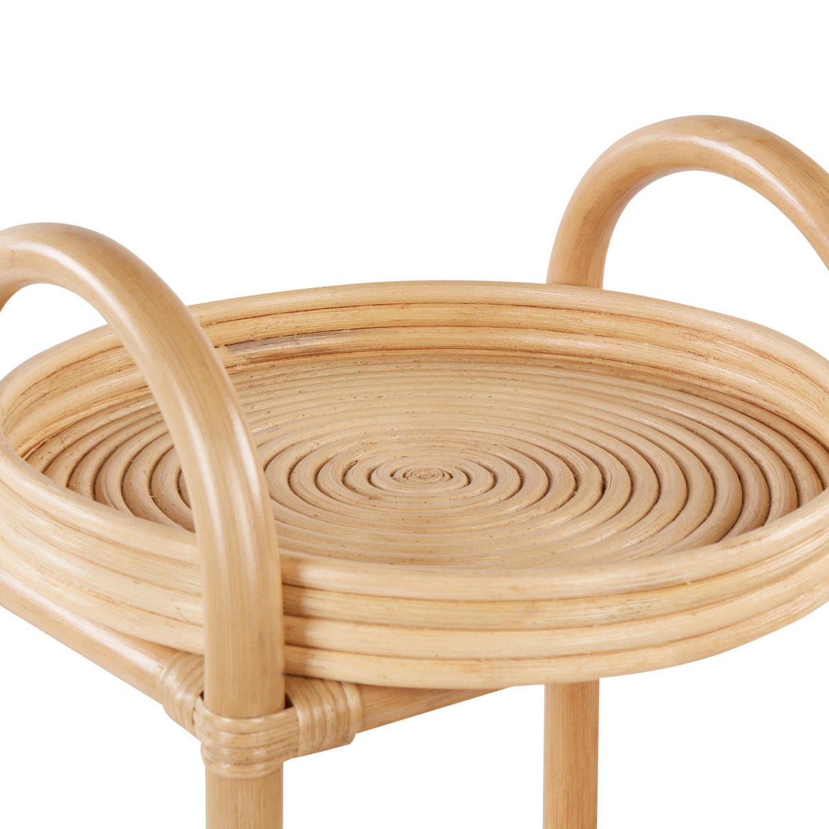 BEISTELLTISCH Naturfarben Troolie - Naturfarben, Naturmaterialien (32/32/78cm) - Beliani