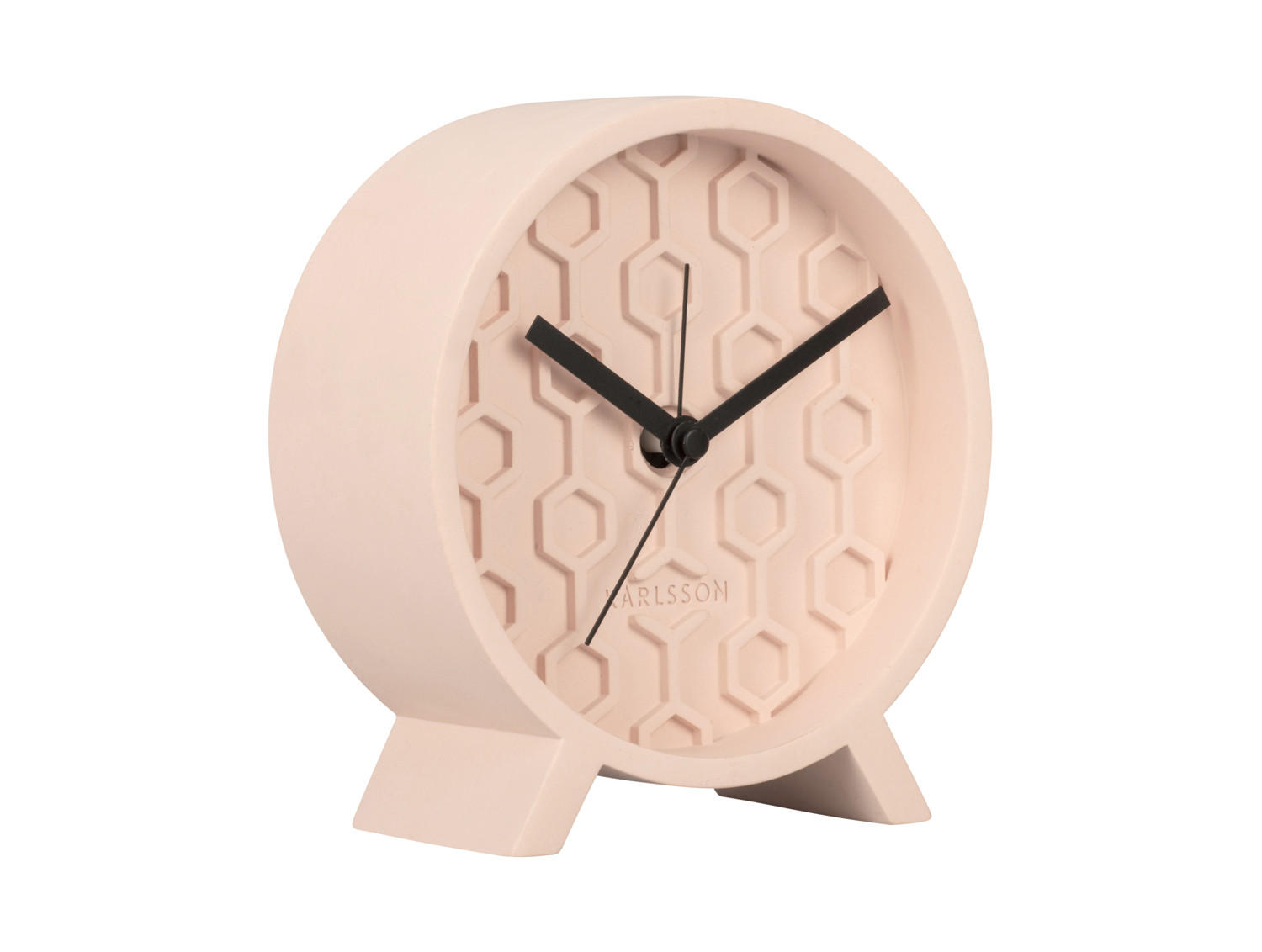 WECKER Honeycomb Ø15 cm - Pink, Stein (15/15/6cm) - Karlsson