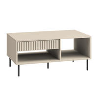 COUCHTISCH Nova Beige - Beige, Holzwerkstoff (60/100/45cm) - Petits-meubles