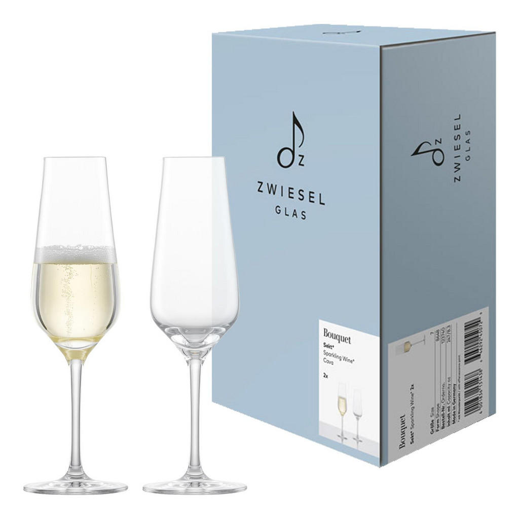 Thumbnail - Zwiesel Glas Sektgläser, Transparent, Glas, Essen & Trinken, Gläser, Champagner- & Sektgläser