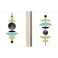 POSTER Set Mit 2 Geometrisch Weltraum A4 Rahmenlos - Klar, Papier (29.7/5/21cm) - Nacnic