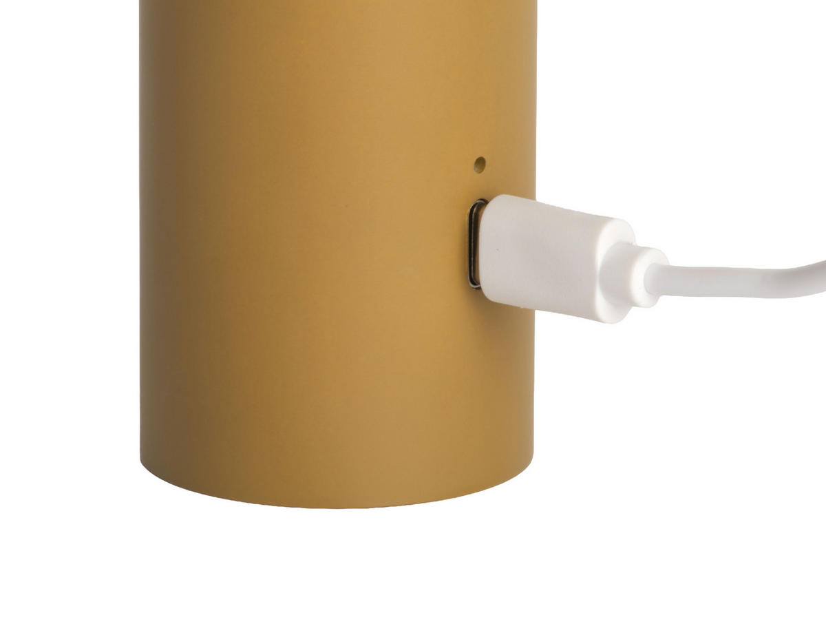 WANDLAMPE Paris LED - Braun - 14,5 cm - Hellbraun, Metall (14.5/14.5/14cm) - Leitmotiv