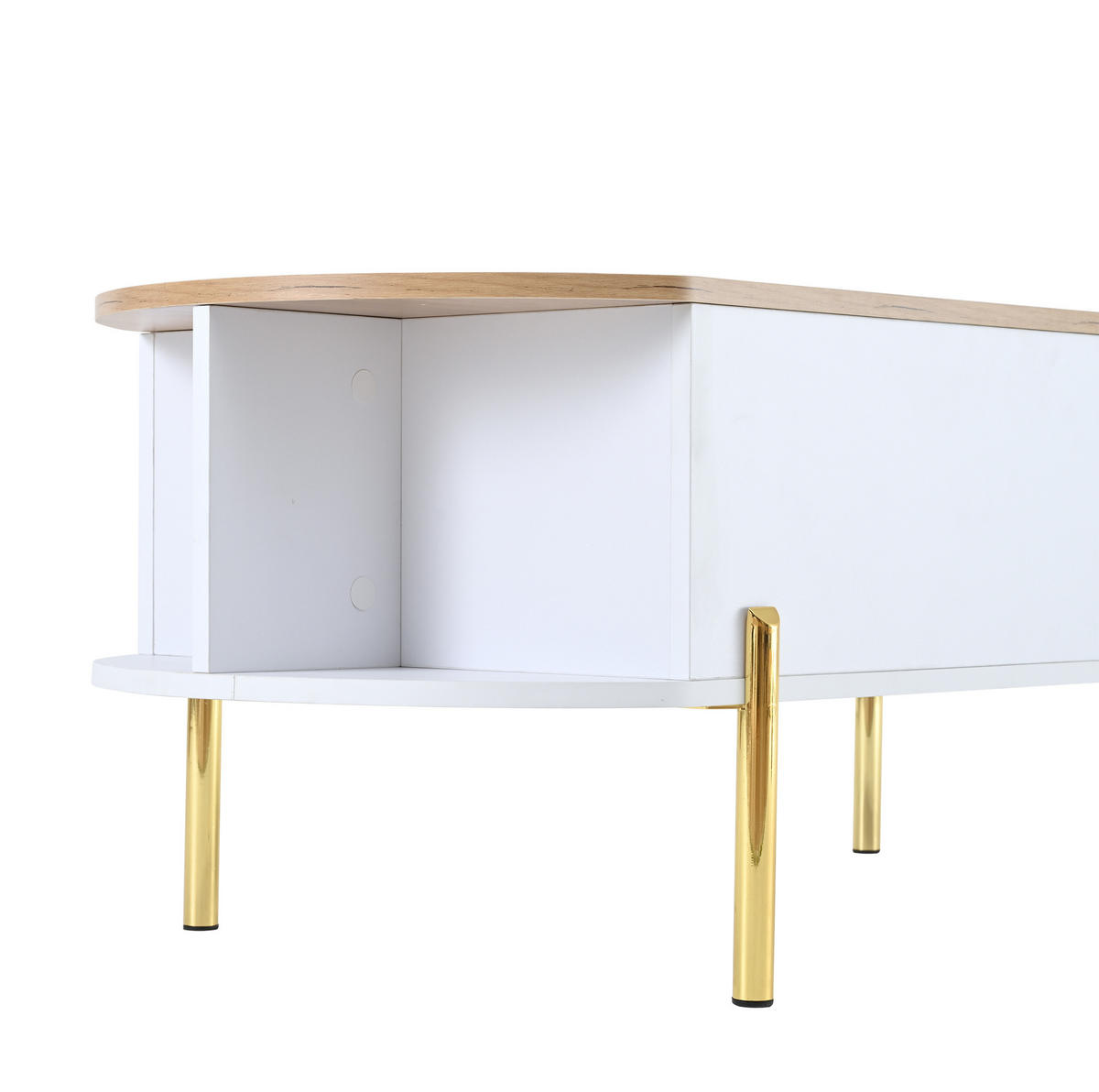 KLUBSKA miza, 120/50/43 cm bela, MDF z dvižno ploščo in prostorom za shranjevanje - bela, leseni material (120/50/43cm) - BEAOK