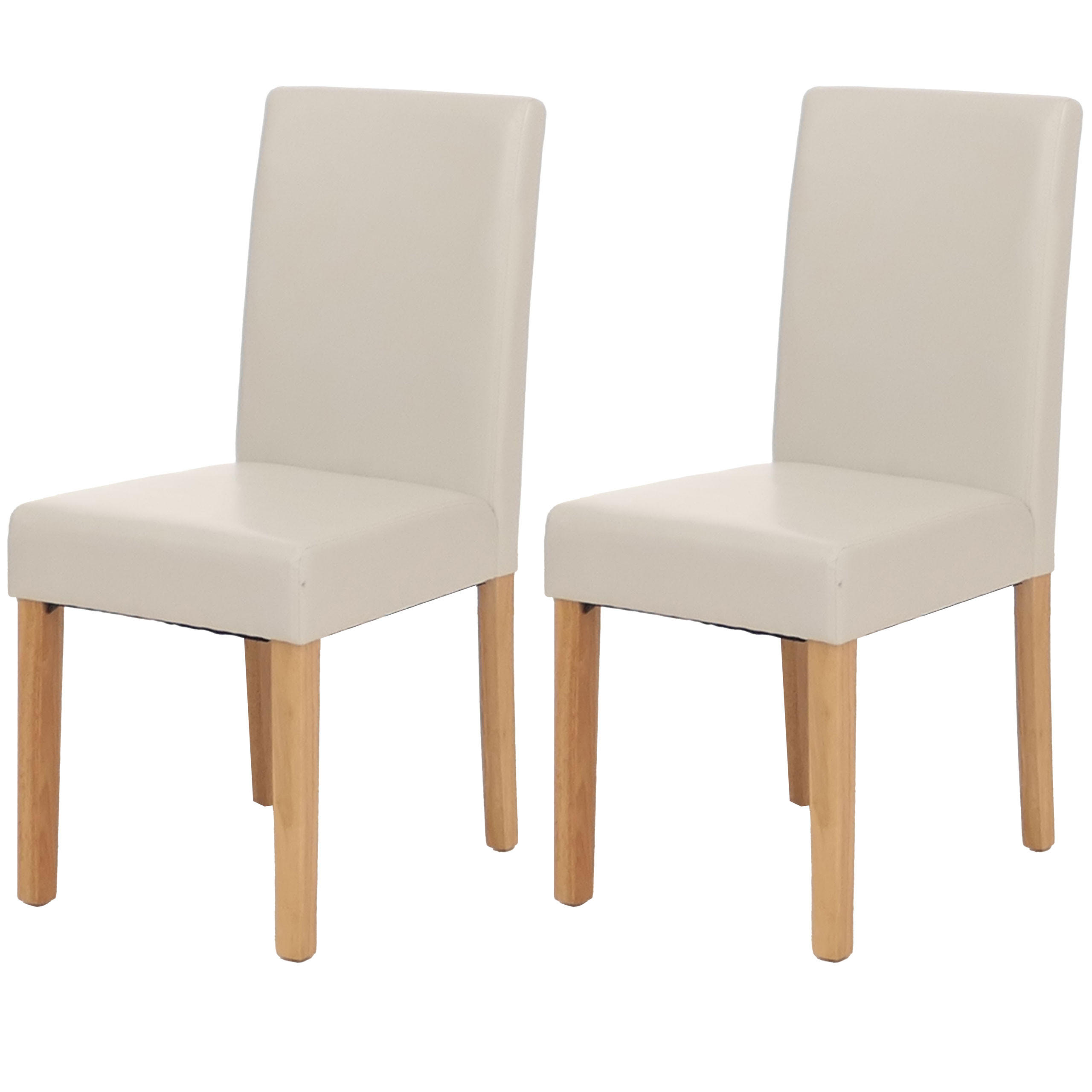 ESSZIMMERSTUHL Weiß 2er-Set - Weiß, Textil (43/90/56cm) - MCW