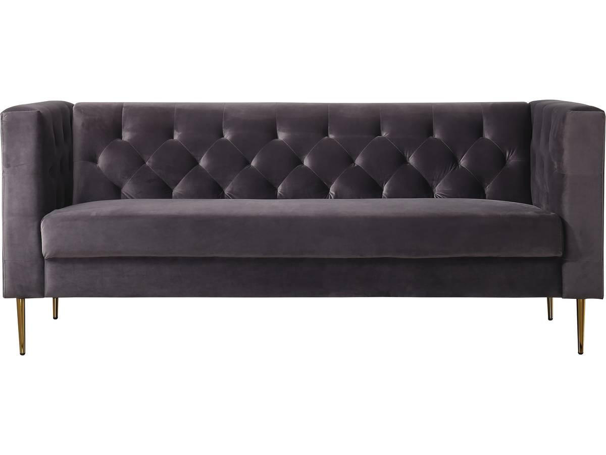 3-SITZER-SOFA Bruce Dunkelgrün - Dunkelgrün, Textil/Metall (196/82/76cm) - Habitat Garten