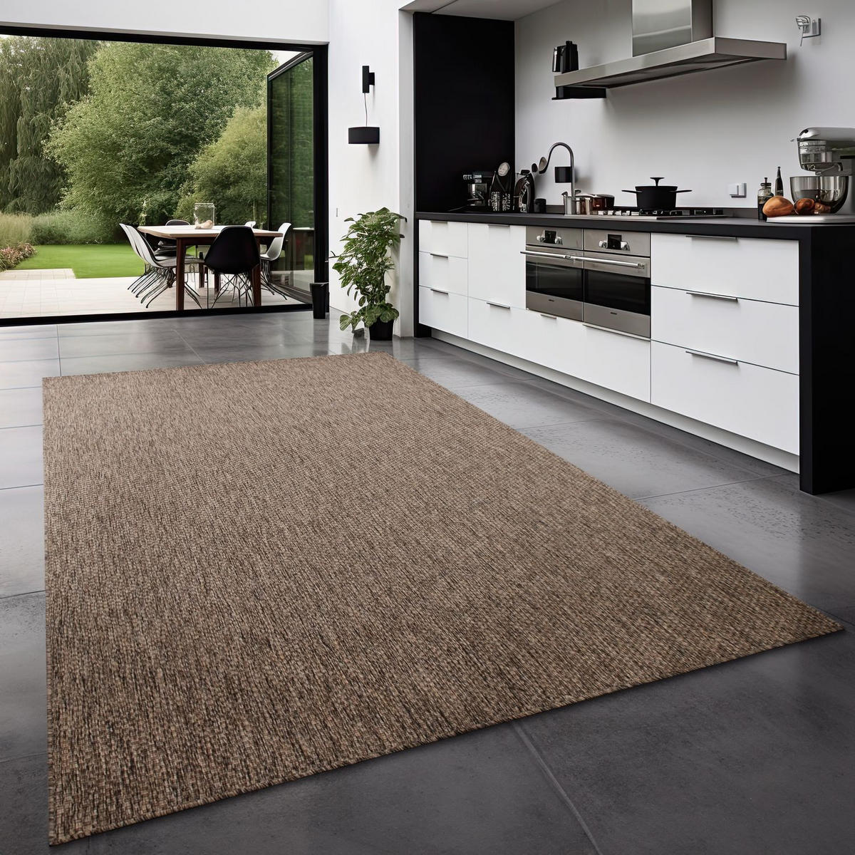 OUTDOORTEPPICH Taupe 240 x 340 cm - Taupe, Kunststoff (240/340cm) - TT Home