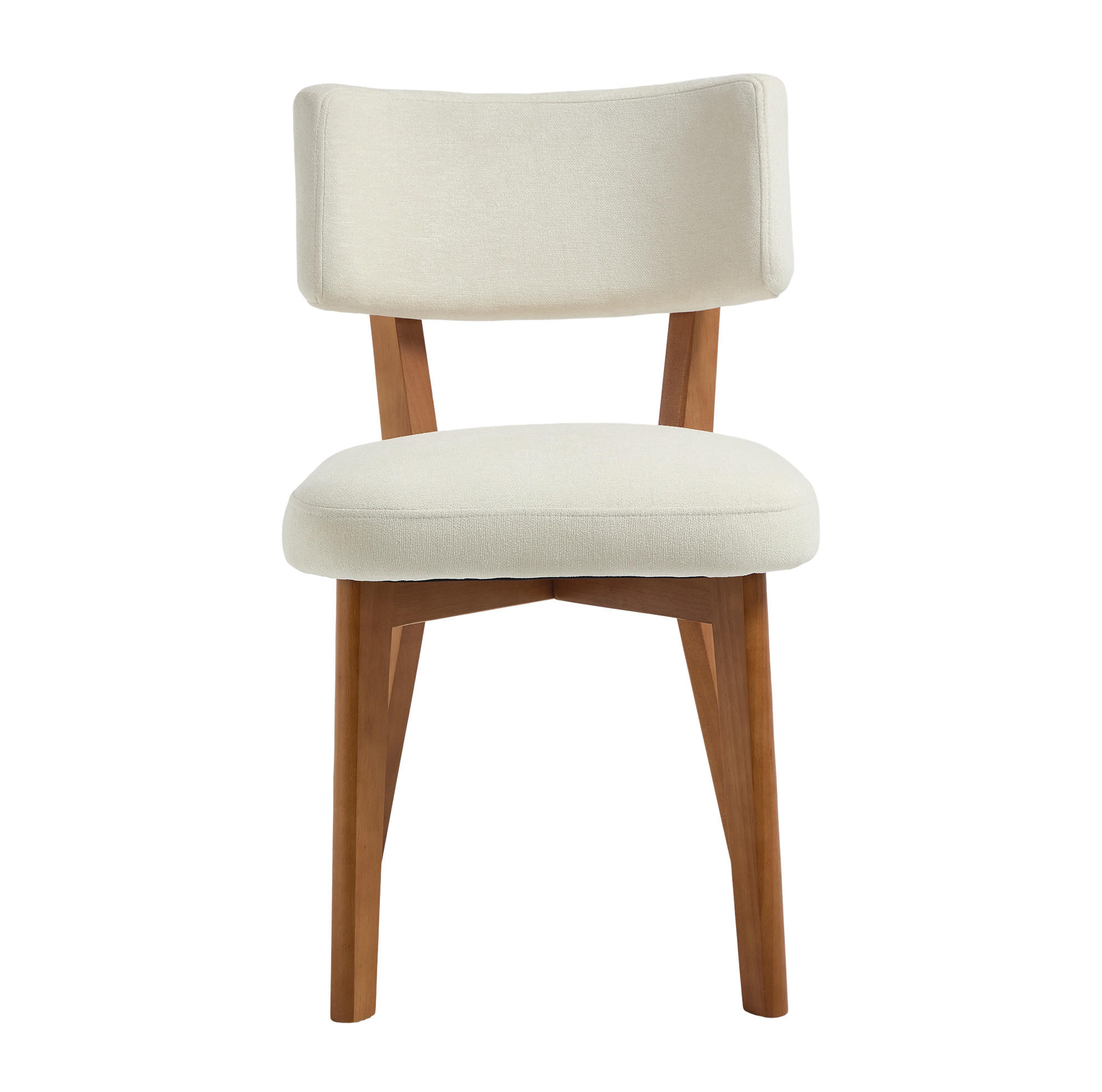 VIERFUSSSTUHL 54,5/47/77 cm beige aus Holz mit Polsterung - Beige, Holz (47/77/54.5cm) - OKWISH