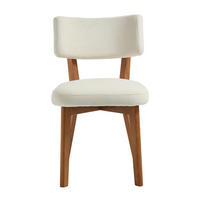 VIERFUSSSTUHL 54,5/47/77 cm beige aus Holz mit Polsterung - Beige, Holz (47/77/54.5cm) - OKWISH