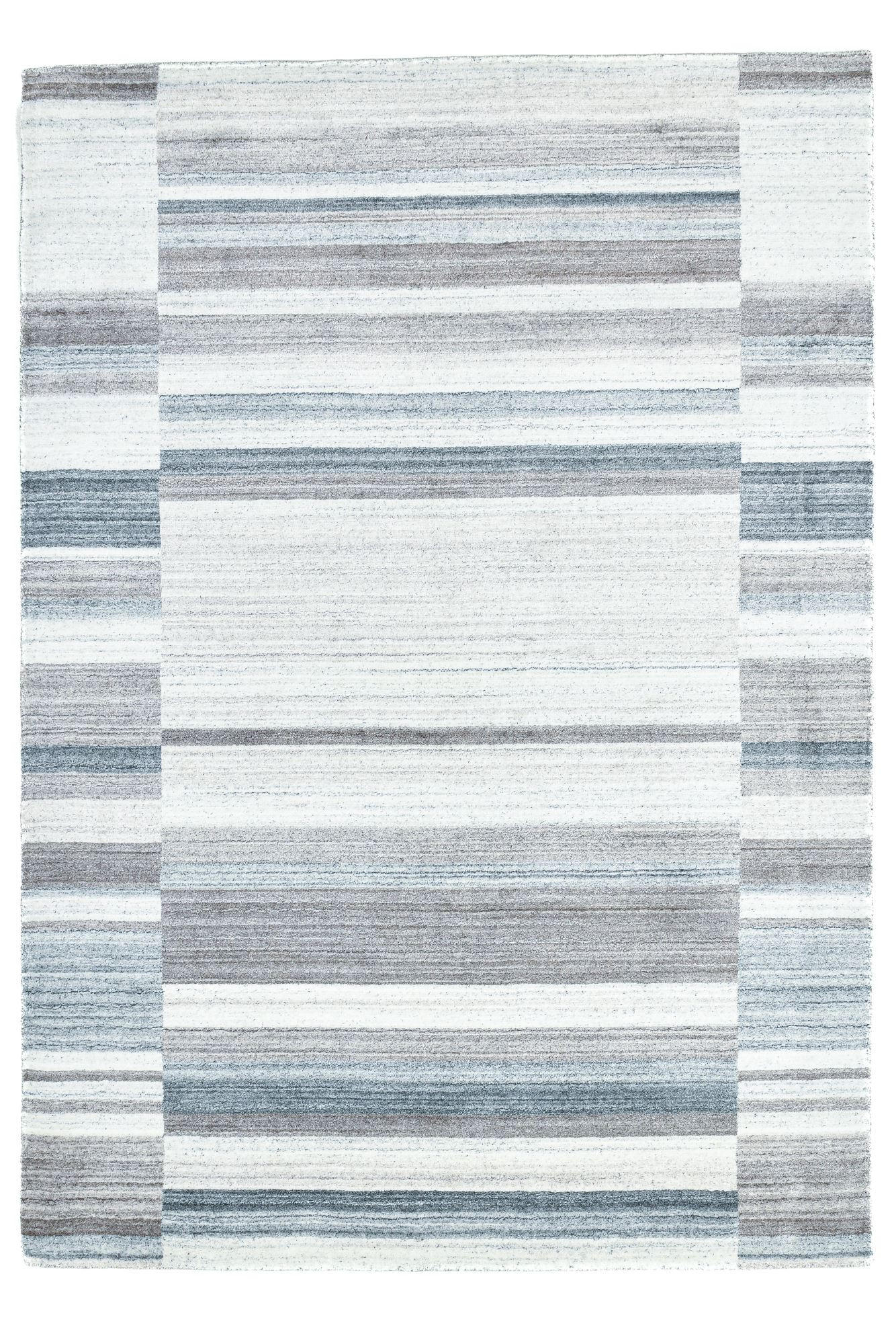 VISKOSETEPPICH Montana Luxury 250x350 cm - Grau, Textil (250/350cm) - THEKO