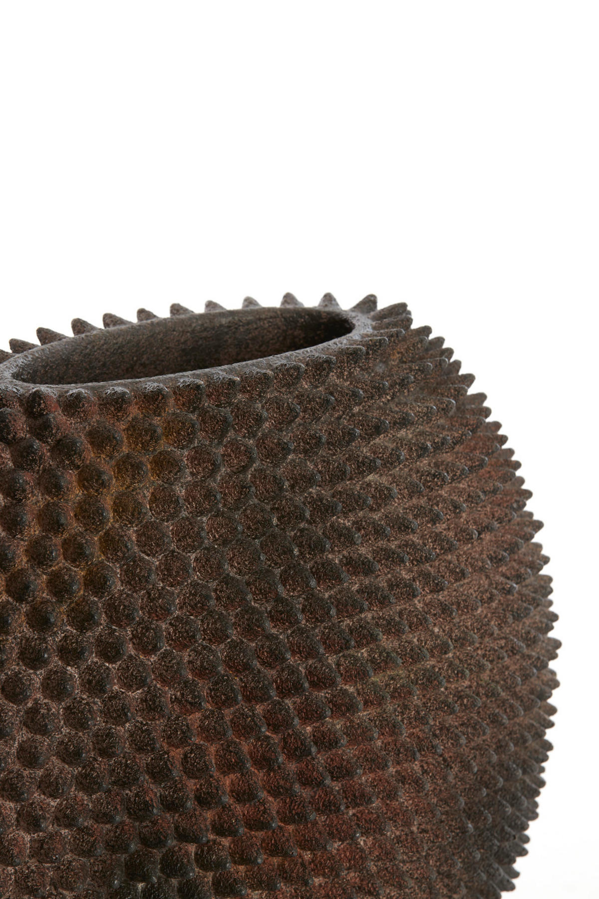 VASE Caldras Braun 30,5/17/26,5 cm - Braun, Kunststoff (26.5cm) - Light & Living